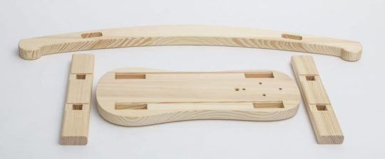 Wooden parts to produce rocking horse Čenda 28