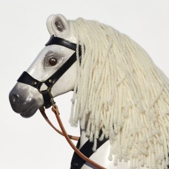 Dřevěný kůň jako živý - Čenda 53 bělouš, detail hlavy