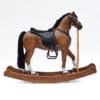Ladný a elegantní - dřevěný houpací kůň Čenda 53, barevné provedení hnědák